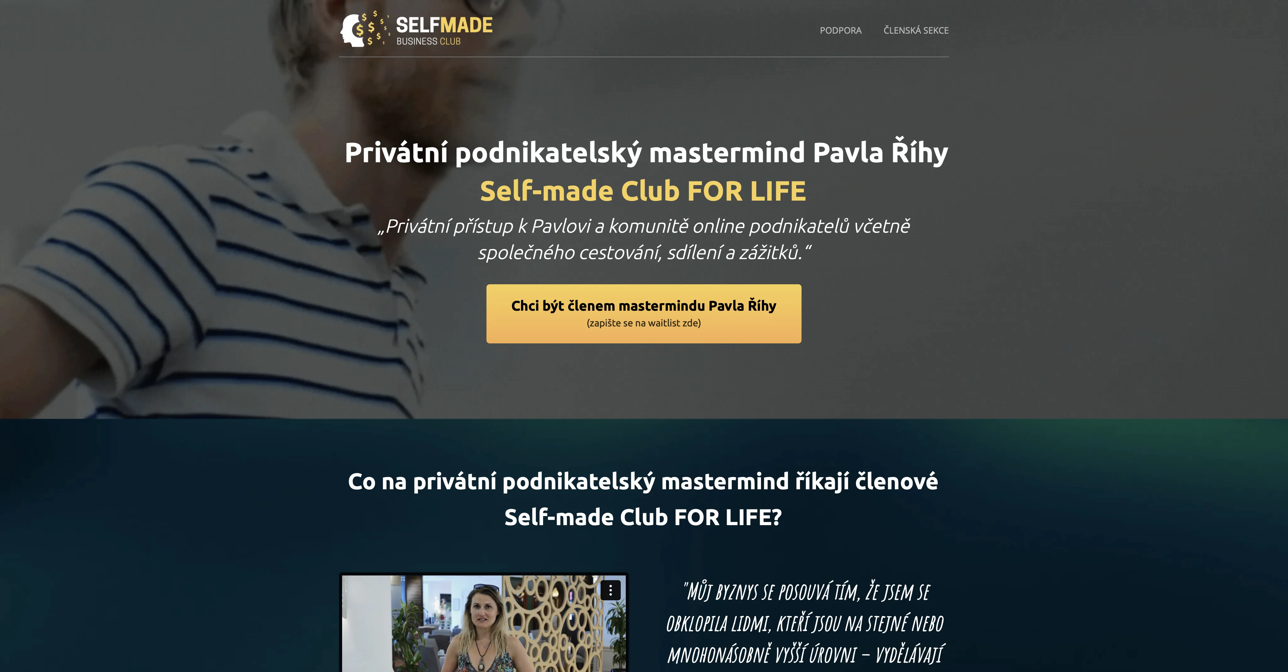 Self-made Club – Pavel Říha
